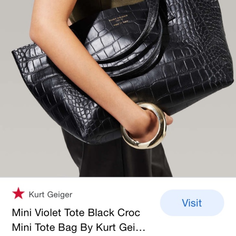 Kurt Geiger Mini Violet tote